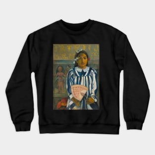 Merahi metua no Tehamana by Gauguin Crewneck Sweatshirt